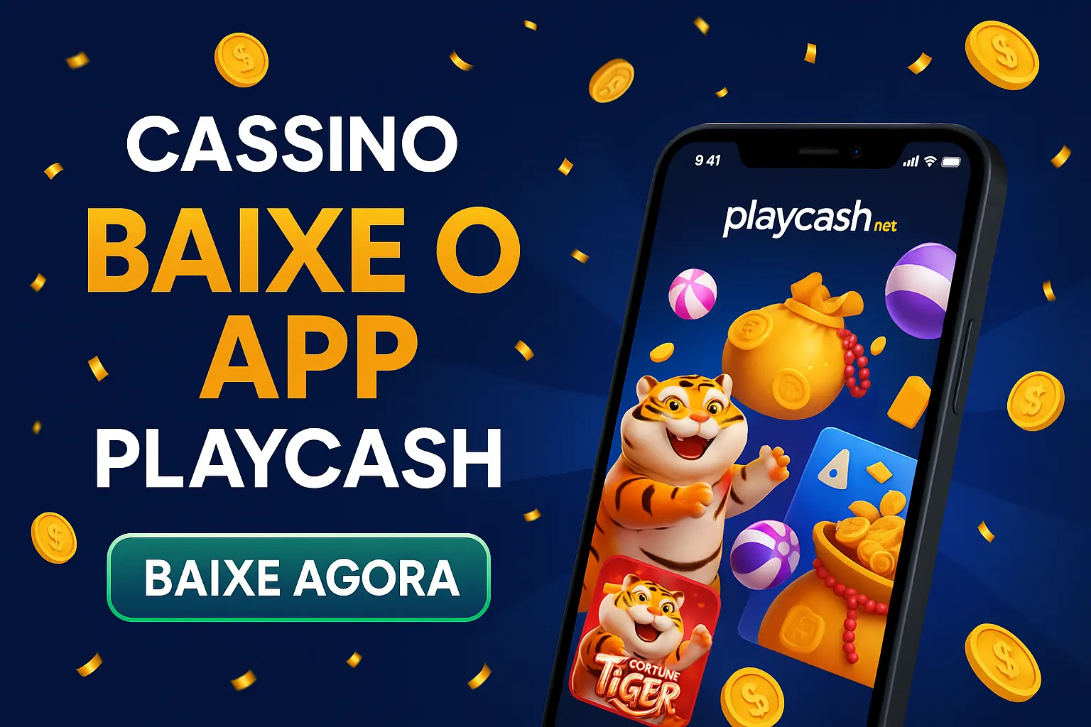 Baixar o PLAYCASH Cassino App
